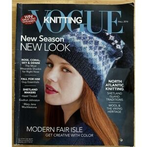Vogue Knitting Fall 2016 ~ Guy‎ Essentials / Modern Fair Isle No Label
